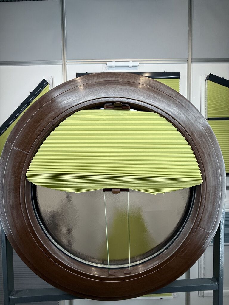 Plisa na okna okrągłe